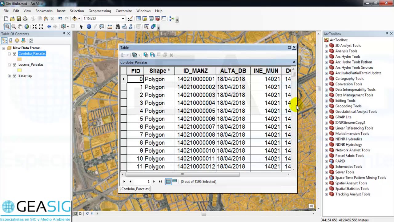 Guía fácil Cómo visualizar y editar tablas de atributos en ArcGIS Pro